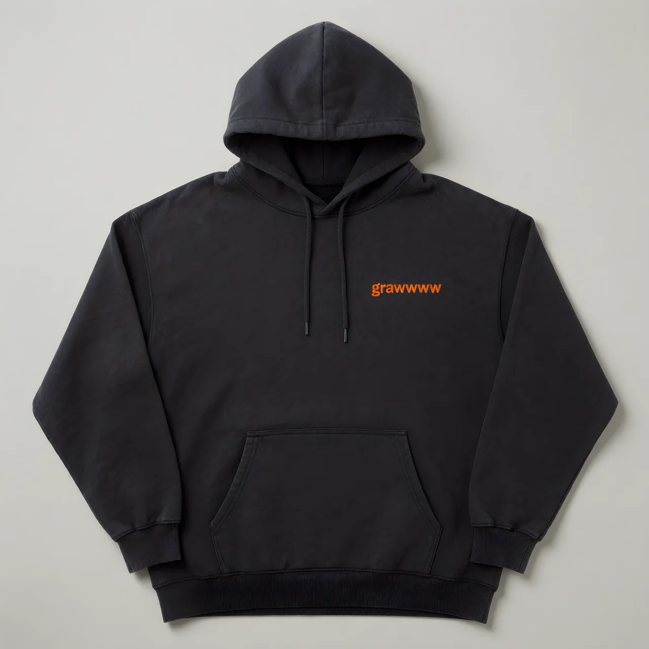 Sudadera grawwww color carbón